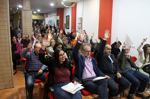 El PSOE de lora celebra Asamblea y su tradicional Copa de Navidad